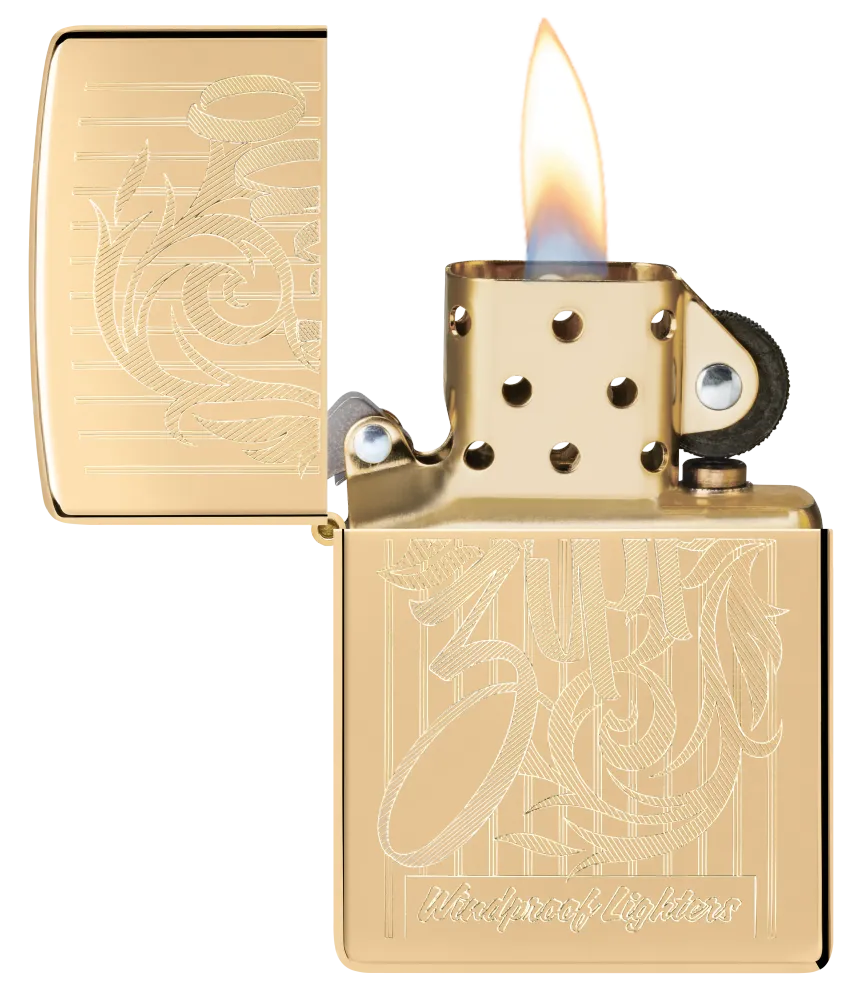 Modèle Zippo filigrane Fonction Auto-Nettoyante