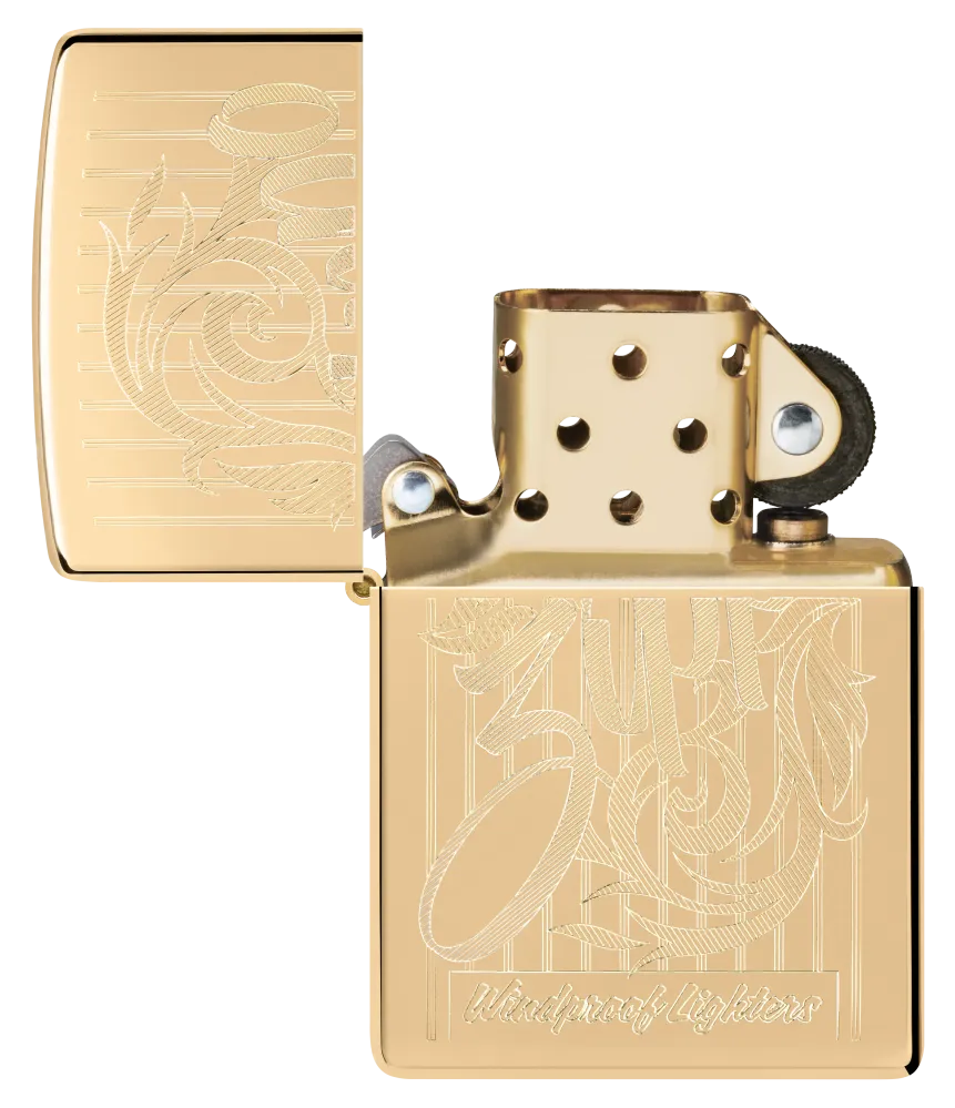 Modèle Zippo filigrane Fonction Auto-Nettoyante