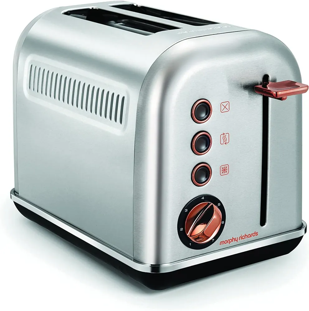 Morphy Richards Grille-Pain Accents 2 tranches INOX Rose Gold