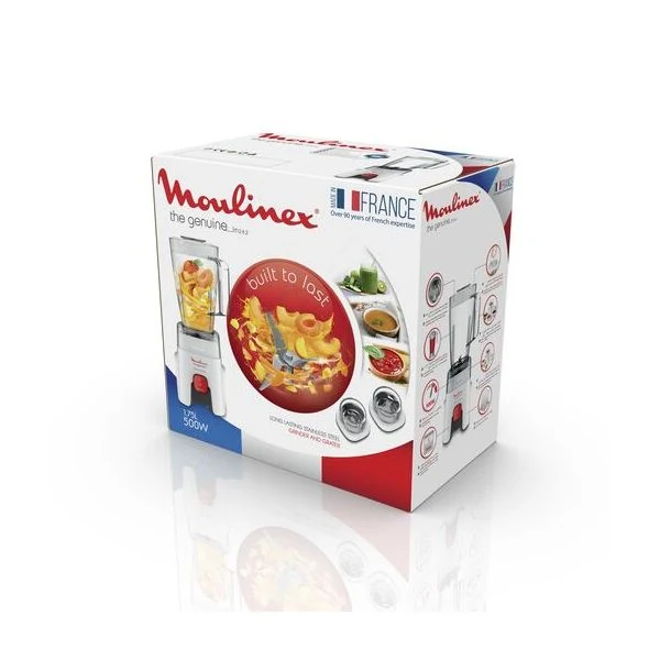 Blender Genuine 500W + 2 accessoires MOULINEX