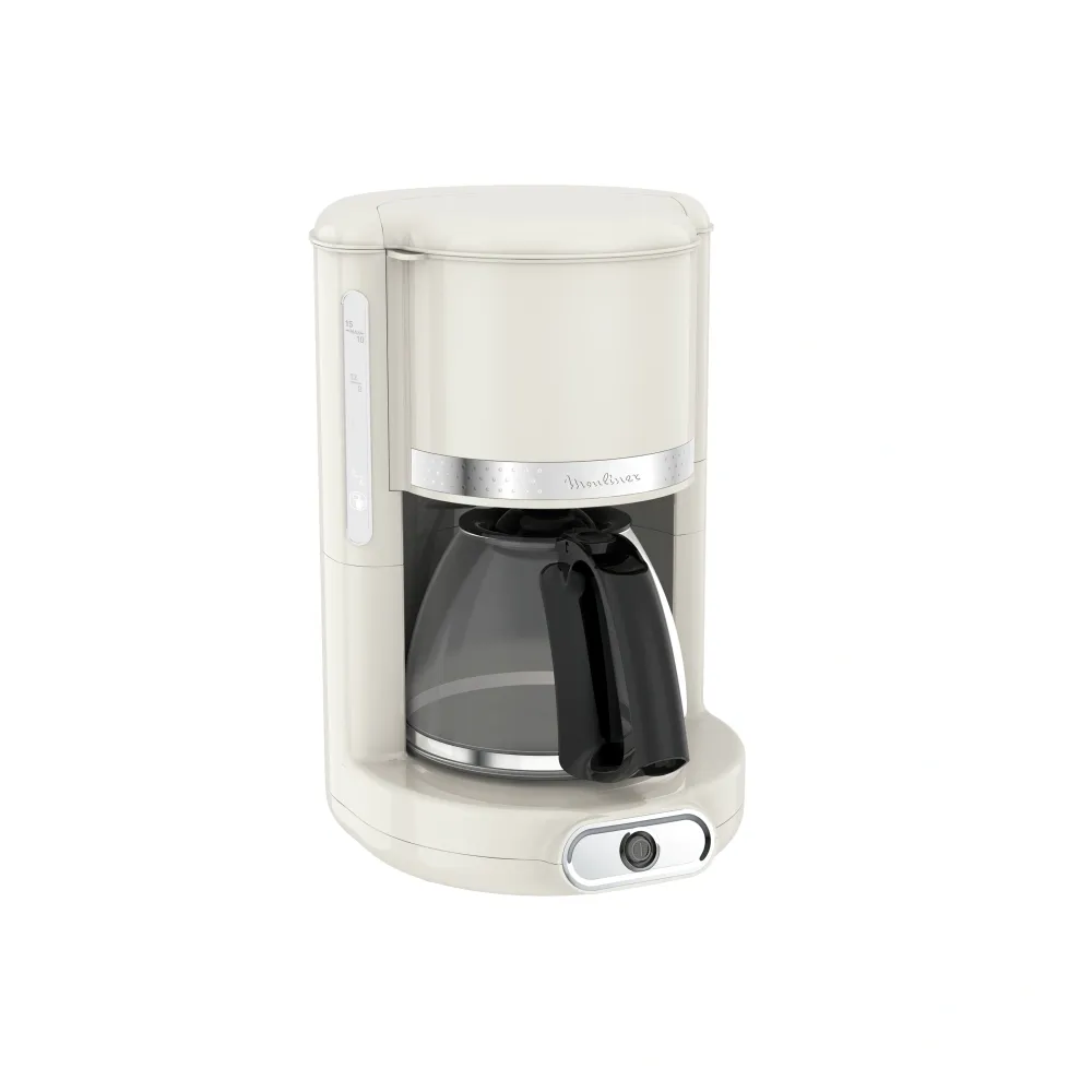 Cafetière Soleil 10 à 15 Tasses Blanc MOULINEX