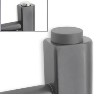 2 bouchons de radiateur gris anthracite pour bouchons d'obturation et vannes de purge d'air myhomeware