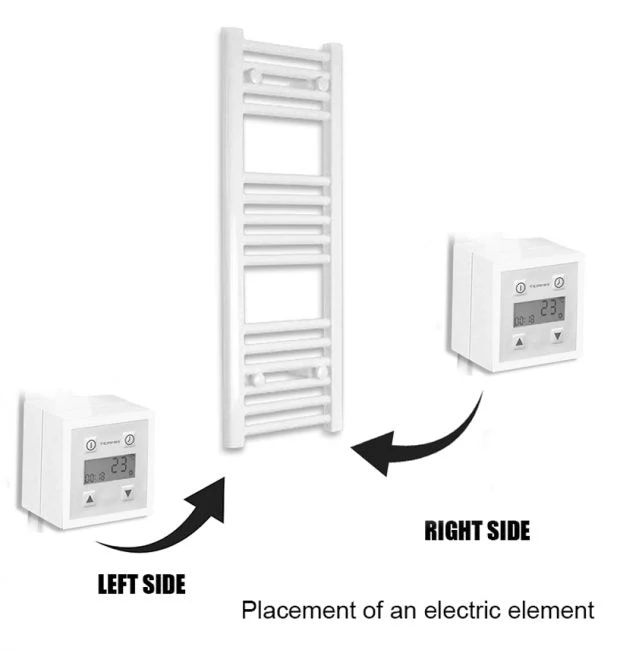 Élément chauffant électrique programmable pour sèche-serviettes KTX3, contrôleur de minuterie, blanc myhomeware