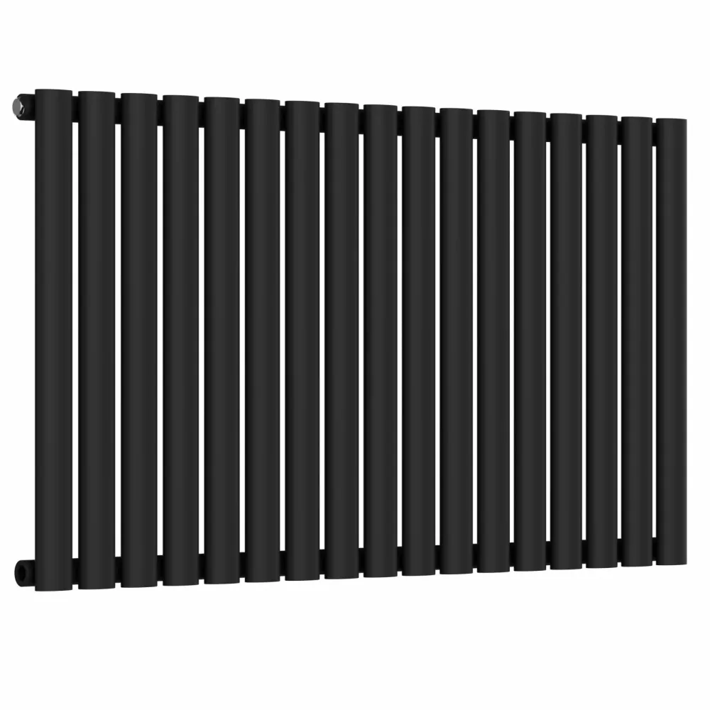 Radiateur horizontal simple colonne design noir 1 020 mm x 600 mm, 2 370 BTU Myhomeware