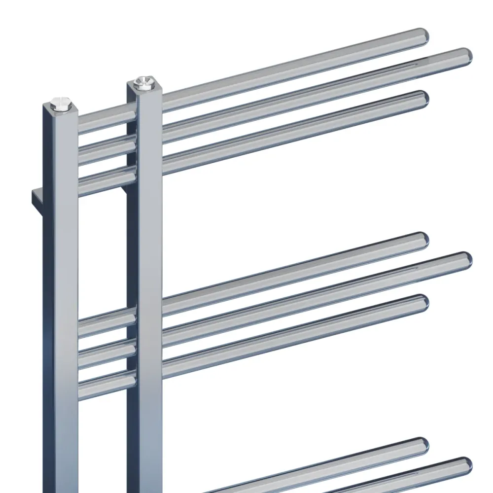 Radiateur sèche-serviettes design Sydney Chrome de 500 mm de large et 1 200 mm de haut myhomeware
