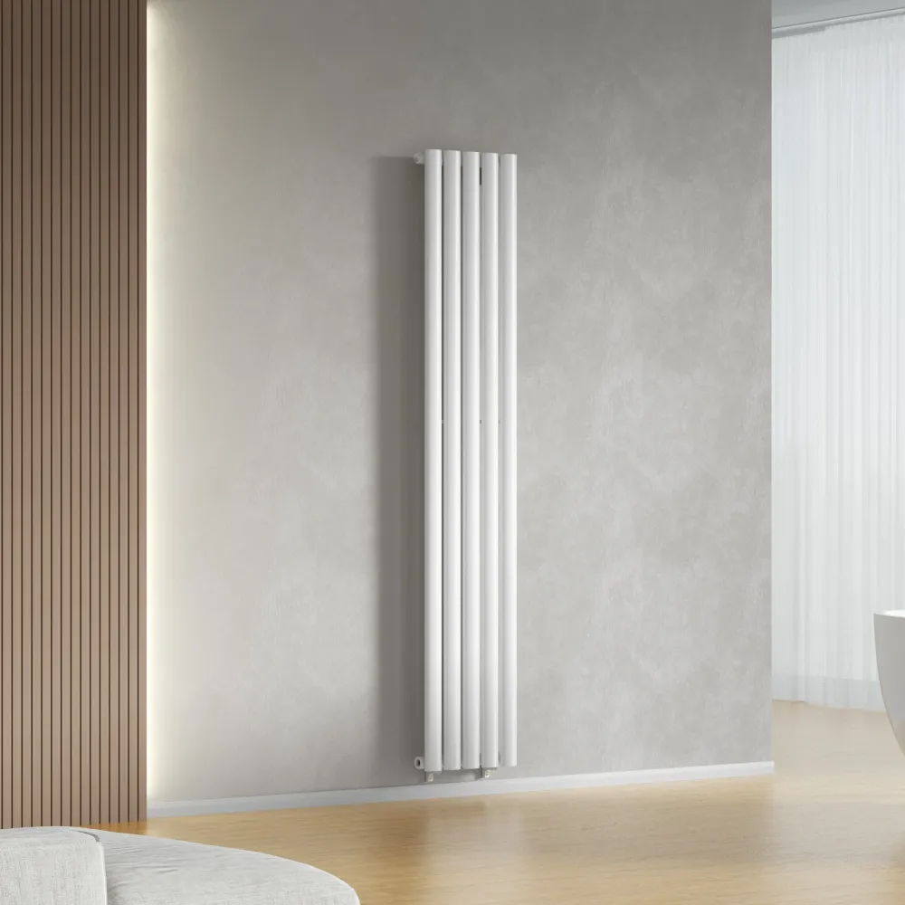 Radiateur vertical simple colonne blanc design 300 mm x 1 600 mm, 1 695 BTU Myhomeware