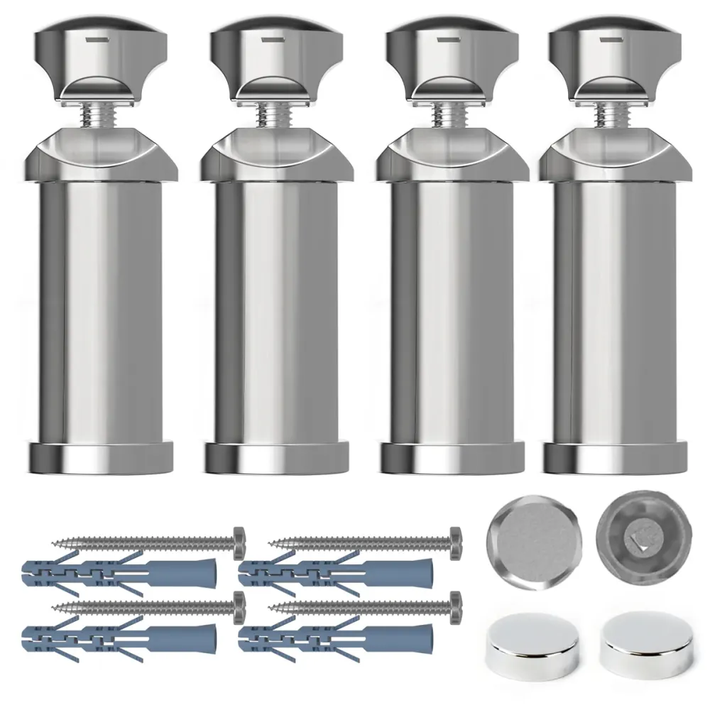 Supports de remplacement pour radiateur sèche-serviettes, fixation murale chauffante, ensemble complet chromé myhomeware