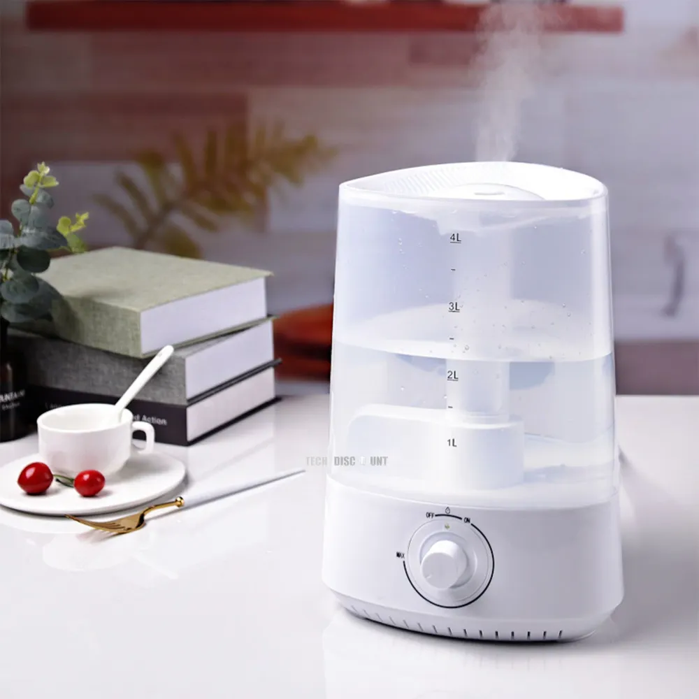 TD® Nébuliseur à ultrasons à grand volume de brouillard avec eau et humidificateur d'air domestique de grande capacité