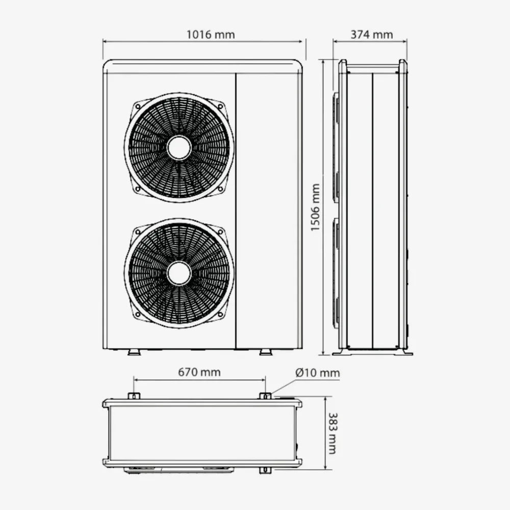 Nimbus Plus 120 M-T Net R32 - 12kW Triphasé