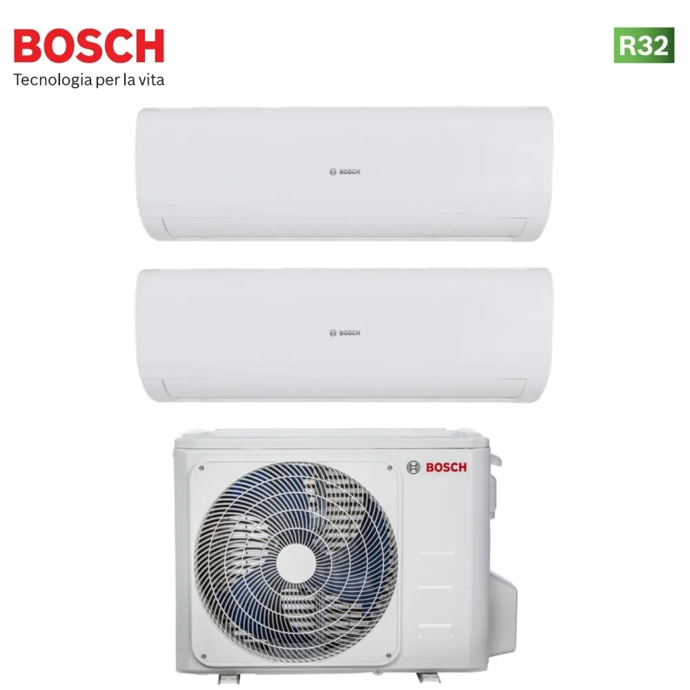 Offre Climatiseur Bosch Dual Split Inverter Series 5000ms 9 + 9 Avec 18 Oue R-32 9000 + 9000