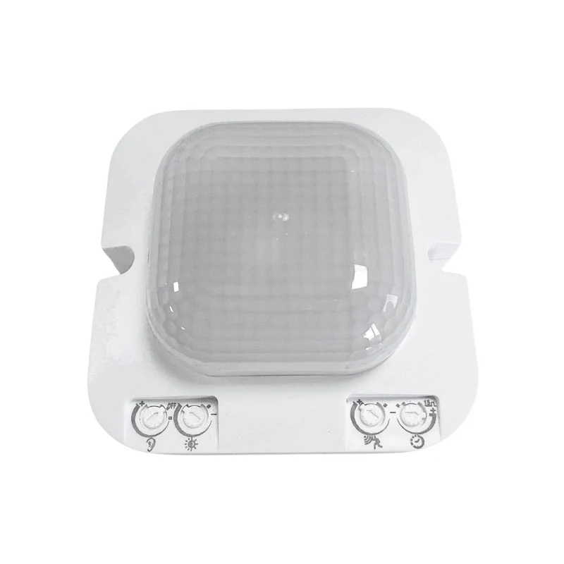Détecteur de Mouvement Carré IP20 Blanc 20m 360° 220V Optonica