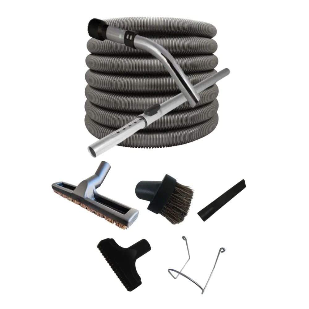 Pack Aspirateur Centralisé PREMIUM 1 avec flexible et 6 accessoires