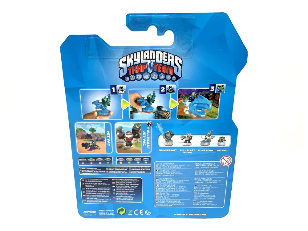 Pack Duo Aspirateur Jet et Aspirateur Pet Skylanders Trap Team Full Blast