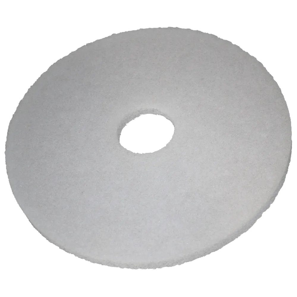 Pad blanc, Ø 230 mm / 9", polyester