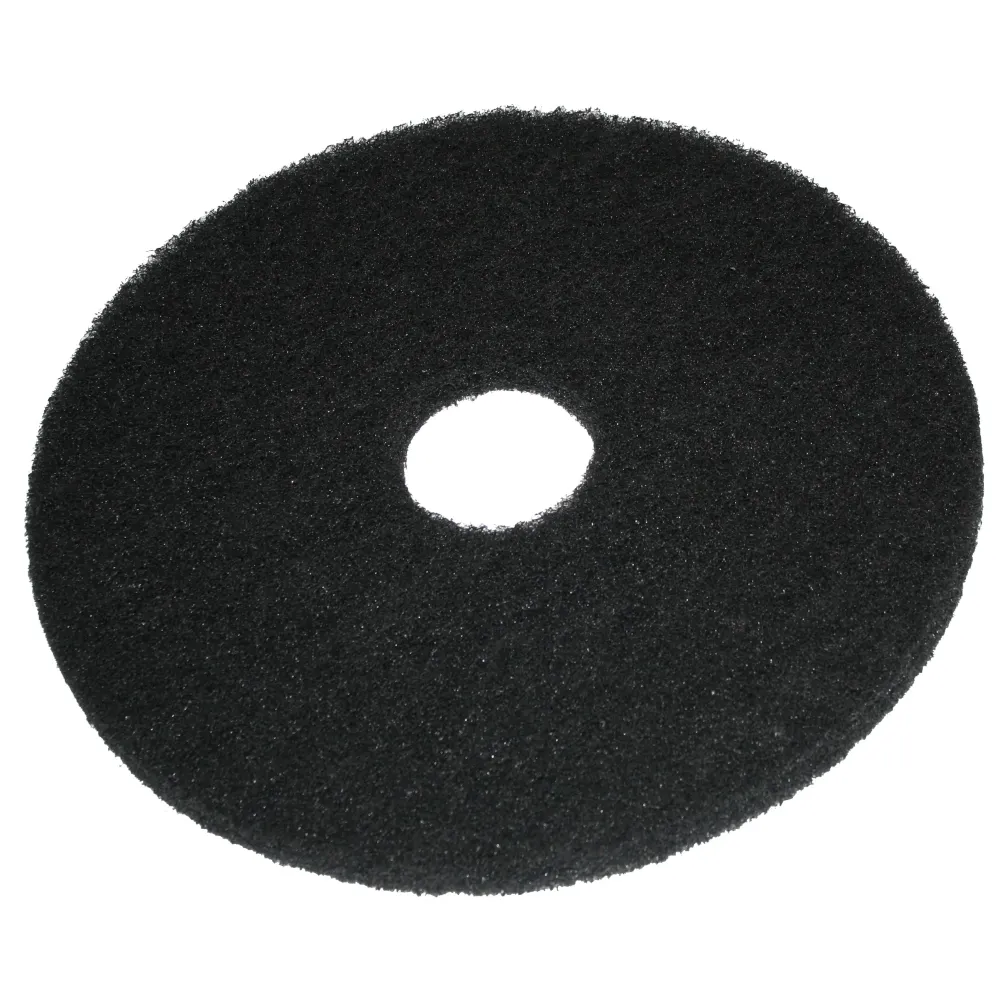 Pad noir, Ø 230 mm / 9", nylon
