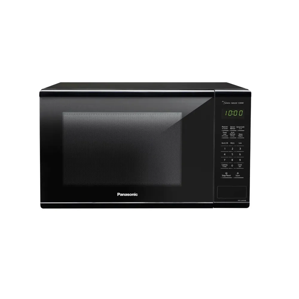 Panasonic NNSU65LB Genius Four à micro-ondes de taille moyenne 1,3 pi³, noir, 1100 W