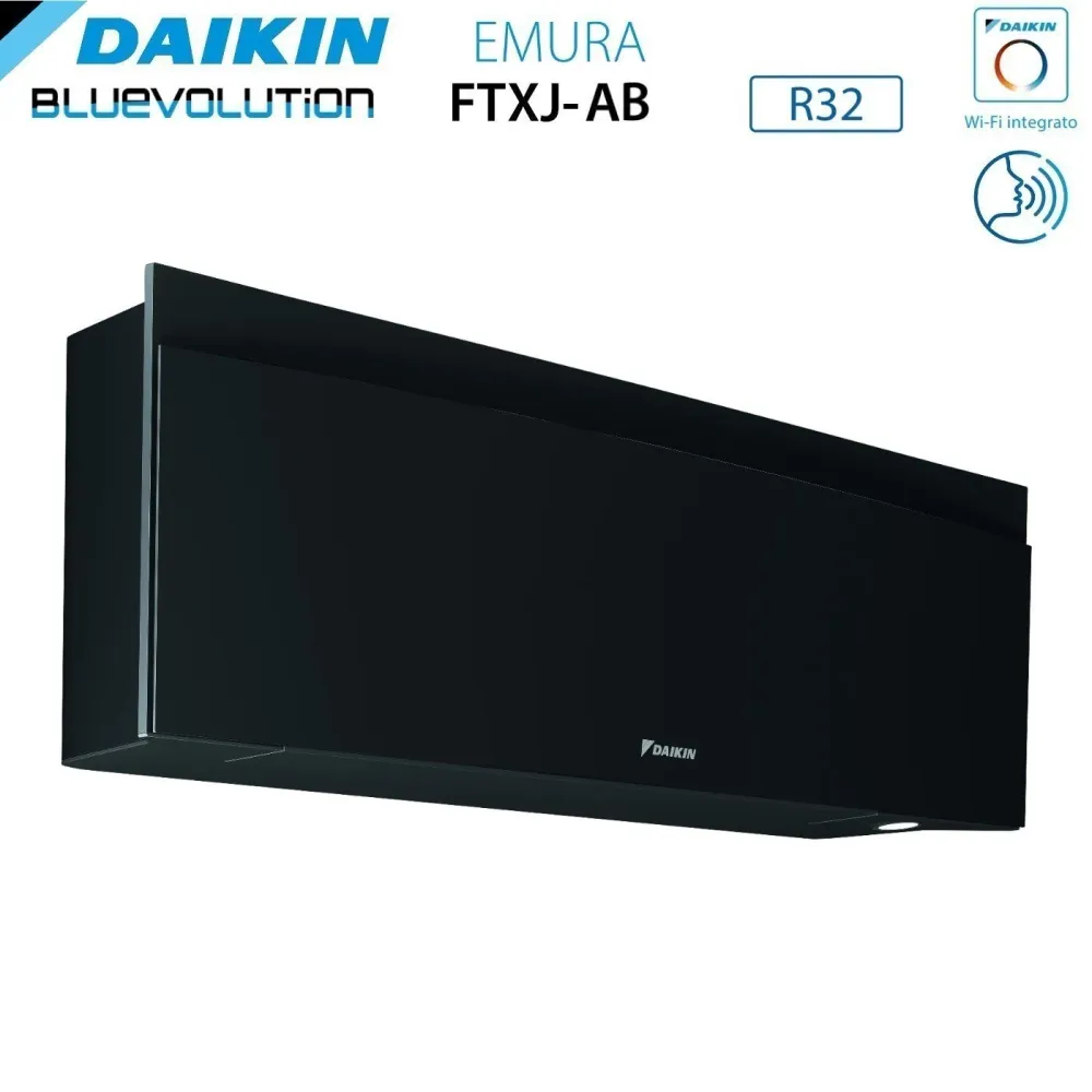 Panneaux inverseurs divisés pour climatiseur Daikin Bluevolution EMURA BLACK III série 9+12+12+18 avec 4MXM80N R-32 Wi-Fi...