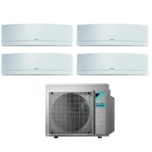 Panneaux à onduleur divisés pour climatiseur Daikin Bluevolution EMURA WHITE série 9+9+9+18 avec 4MXM80N R-32 Wi-Fi intégr...