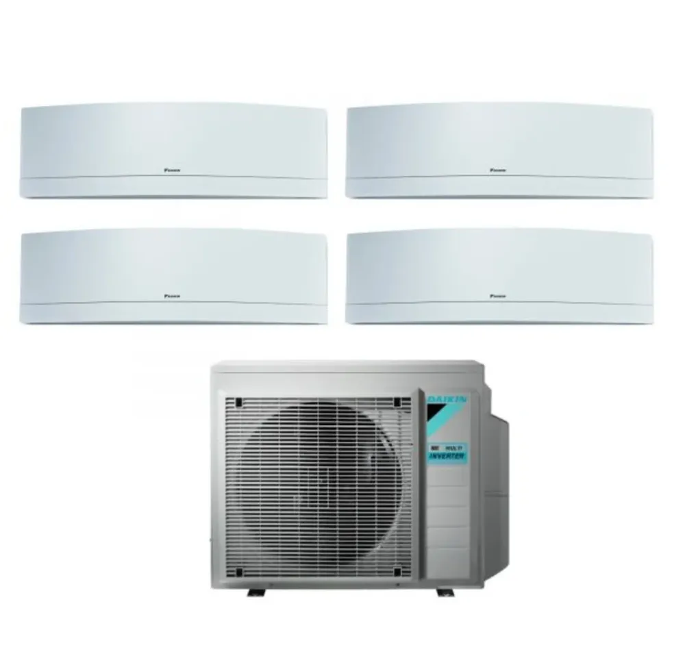 Panneaux à onduleur divisés pour climatiseur Daikin Bluevolution EMURA WHITE série 9+9+9+18 avec 4MXM80N R-32 Wi-Fi intégr...