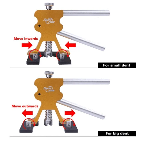 Parfait pour enlever la plupart des bosselures mineures et / ou même des bosselures majeures