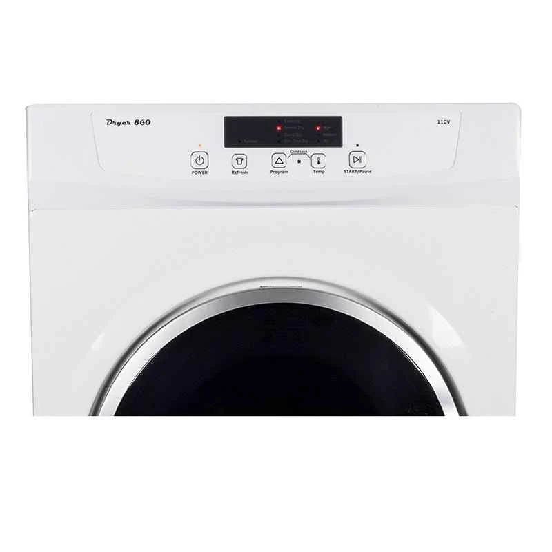 Sécheuse à linge ventilée Equator de 4 pi³ pour VR – Montage mural, blanc/argent, 18-860 Pinnacle Appliances