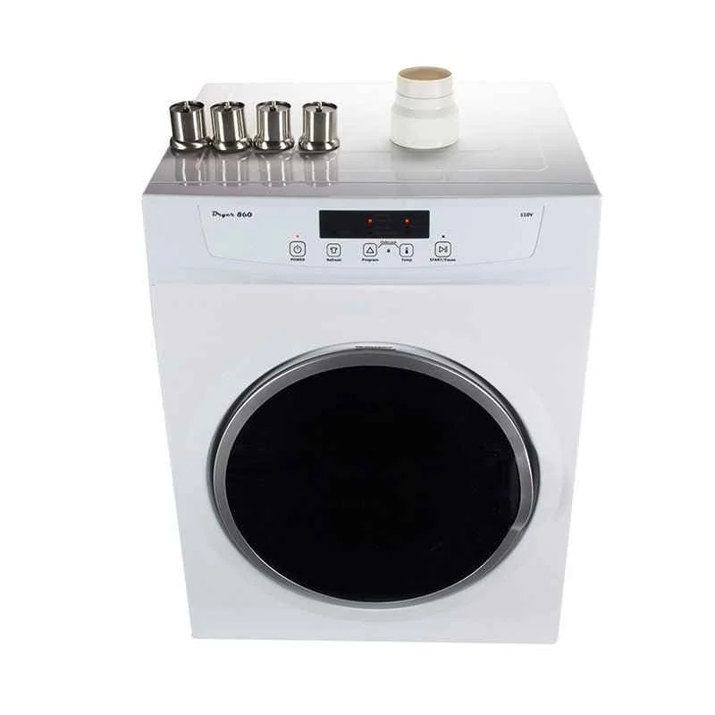 Sécheuse à linge ventilée Equator de 4 pi³ pour VR – Montage mural, blanc/argent, 18-860 Pinnacle Appliances