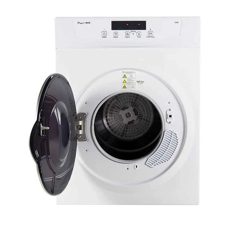Sécheuse à linge ventilée Equator de 4 pi³ pour VR – Montage mural, blanc/argent, 18-860 Pinnacle Appliances