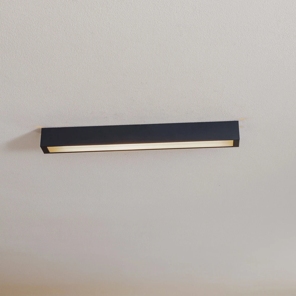 Plafonnier Straight graphite 62 cm