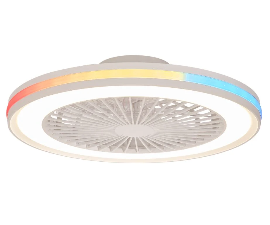 Plafonnier ventilateur GAMER GM blanc Mantra 7861
