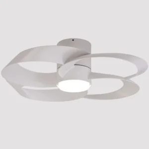 Plafonnier ventilateur Rose blanc Mantra 8705