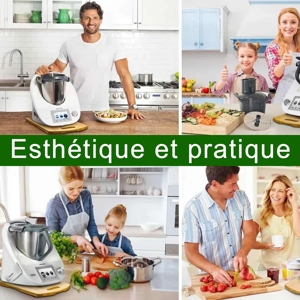 Plateau 39.5x28.5x2.8cm antidérapant fixé planche coulissante convient aux grille-pain machines à café mixeurs de cuisine...