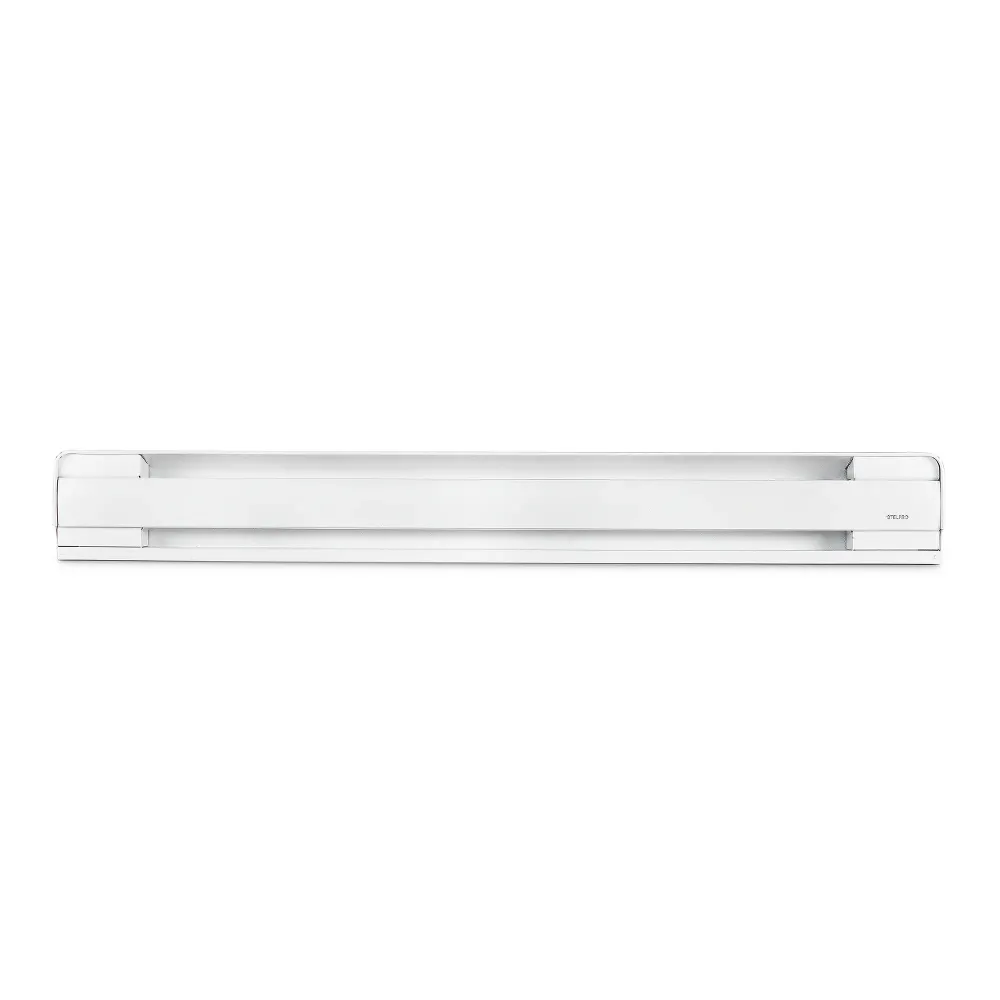 Plinthe électrique Brava blanche 1 000 W, 47-1/2" x 2-9/16" x 5-7/8''