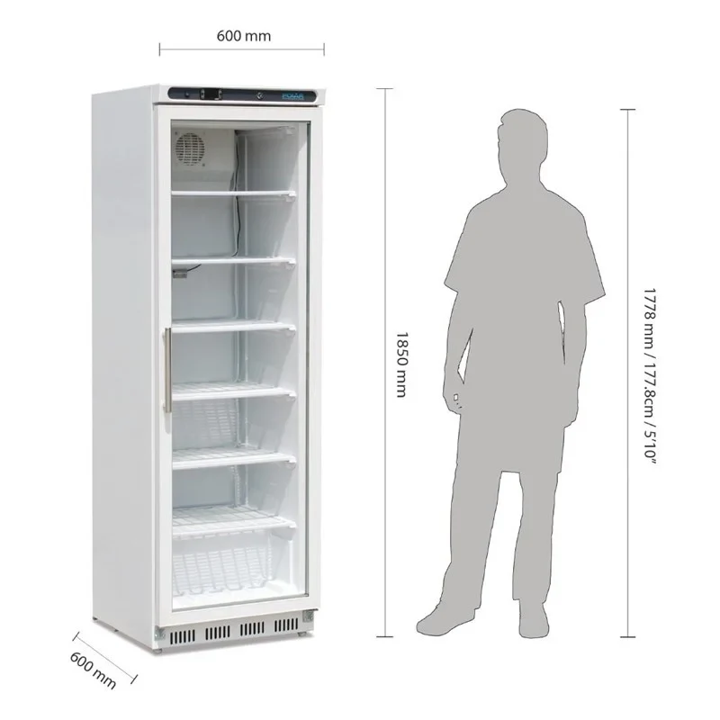 Armoire de congélation vitrée Polar Série C 365L