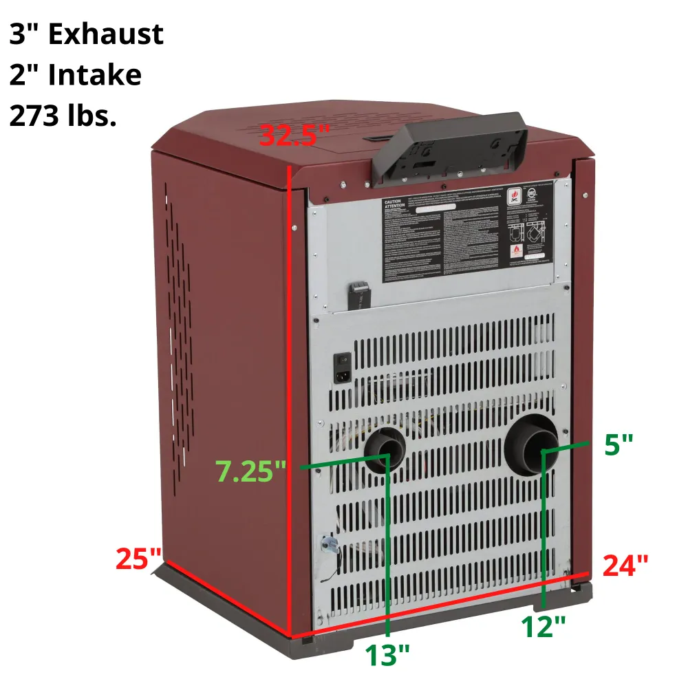 Poêle à granulés ComfortBilt HP22-SS noir