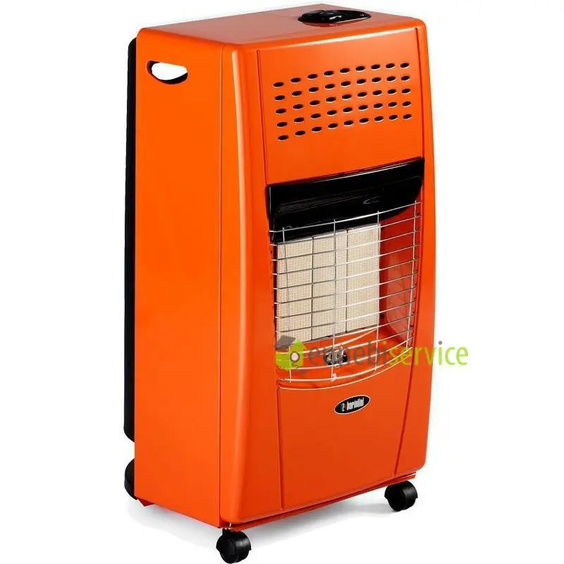 Poêle infrarouge beau poêle bartolini orange