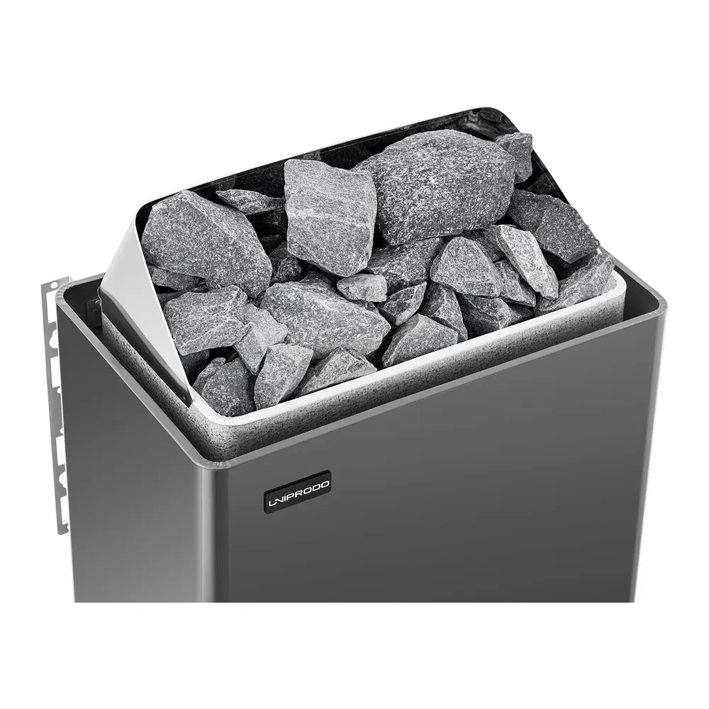 Poêle pour sauna - 6 kW - 30 à 110 °C 14_0007682 en Acier inoxydable brossé