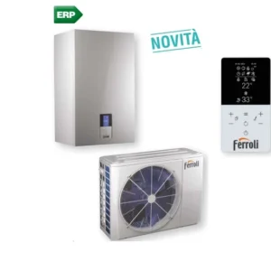 Pompe à Chaleur Hybride Air/Eau Ferroli Omnia S Hybrid C 10 Kw Pour Installation Split Avec Contrôle Instantané de Product...