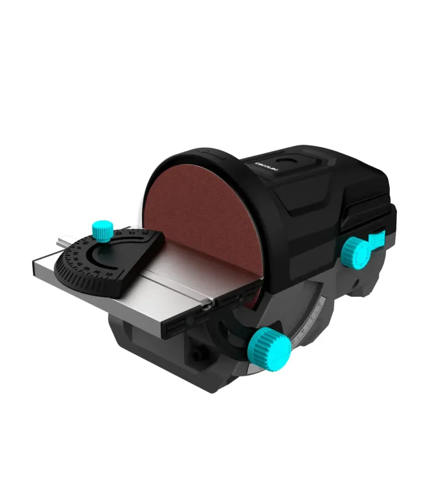 Ponceuse à disque PerfectSurface 1000 140W avec disques de rechange et adaptateur pour aspirateur idéale pour atelier Cecotec