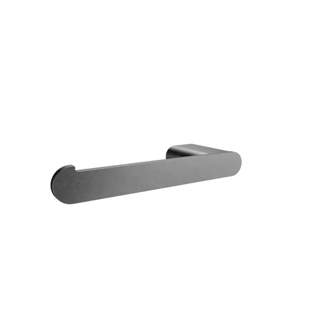 Porte-papier hygiénique Flow - Nickel brossé (poteau droit)