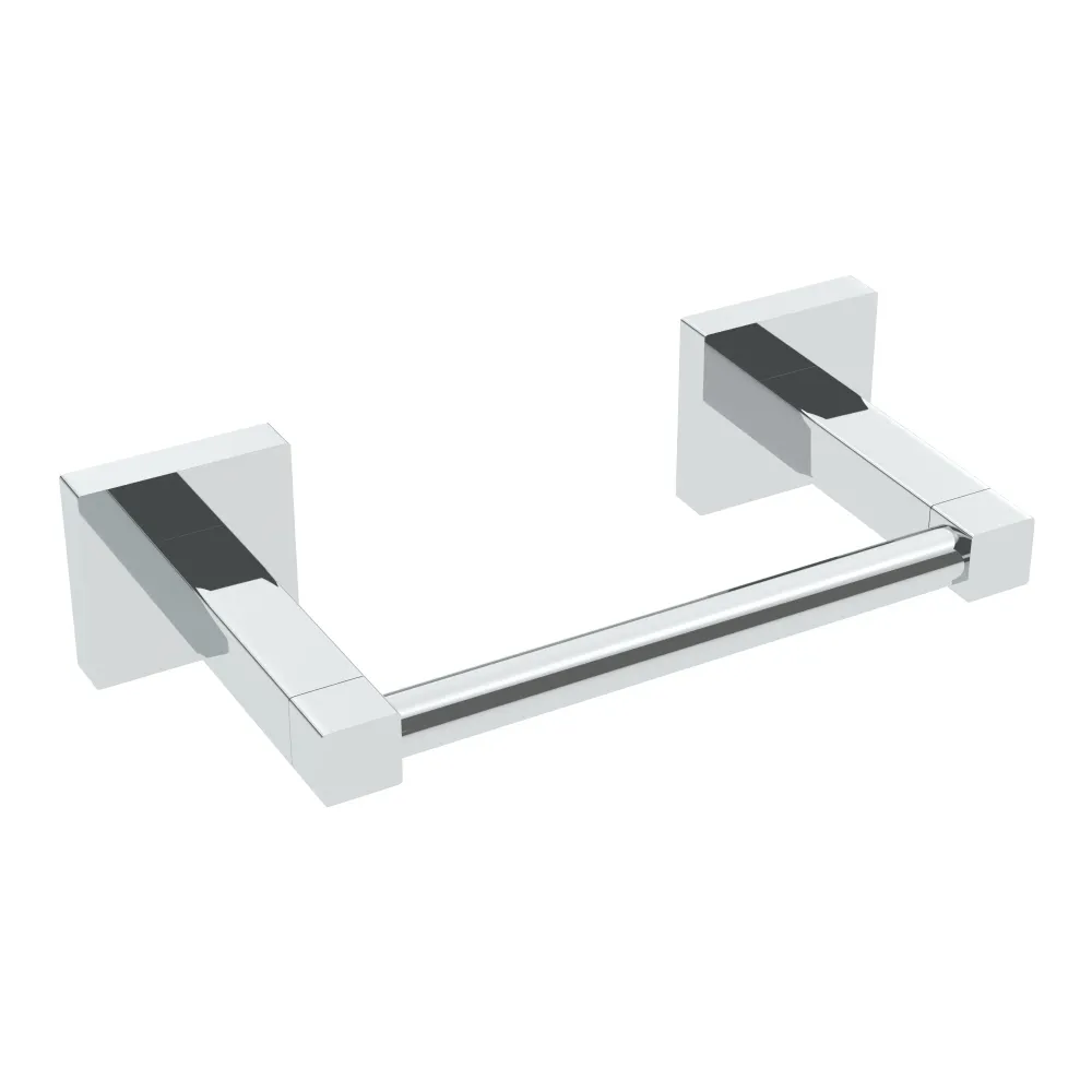 Porte-papier toilette pivotant chauffant - Chrome