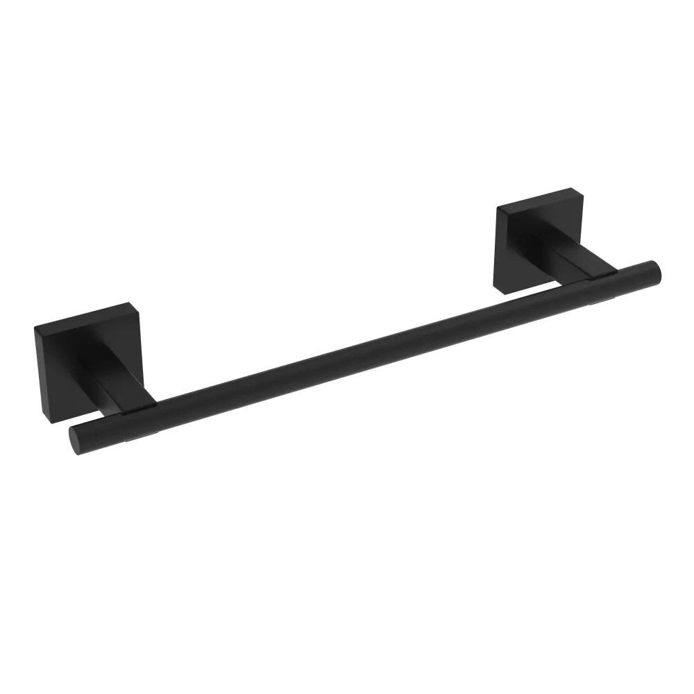 Porte-serviettes chauffant 12 po - Noir mat