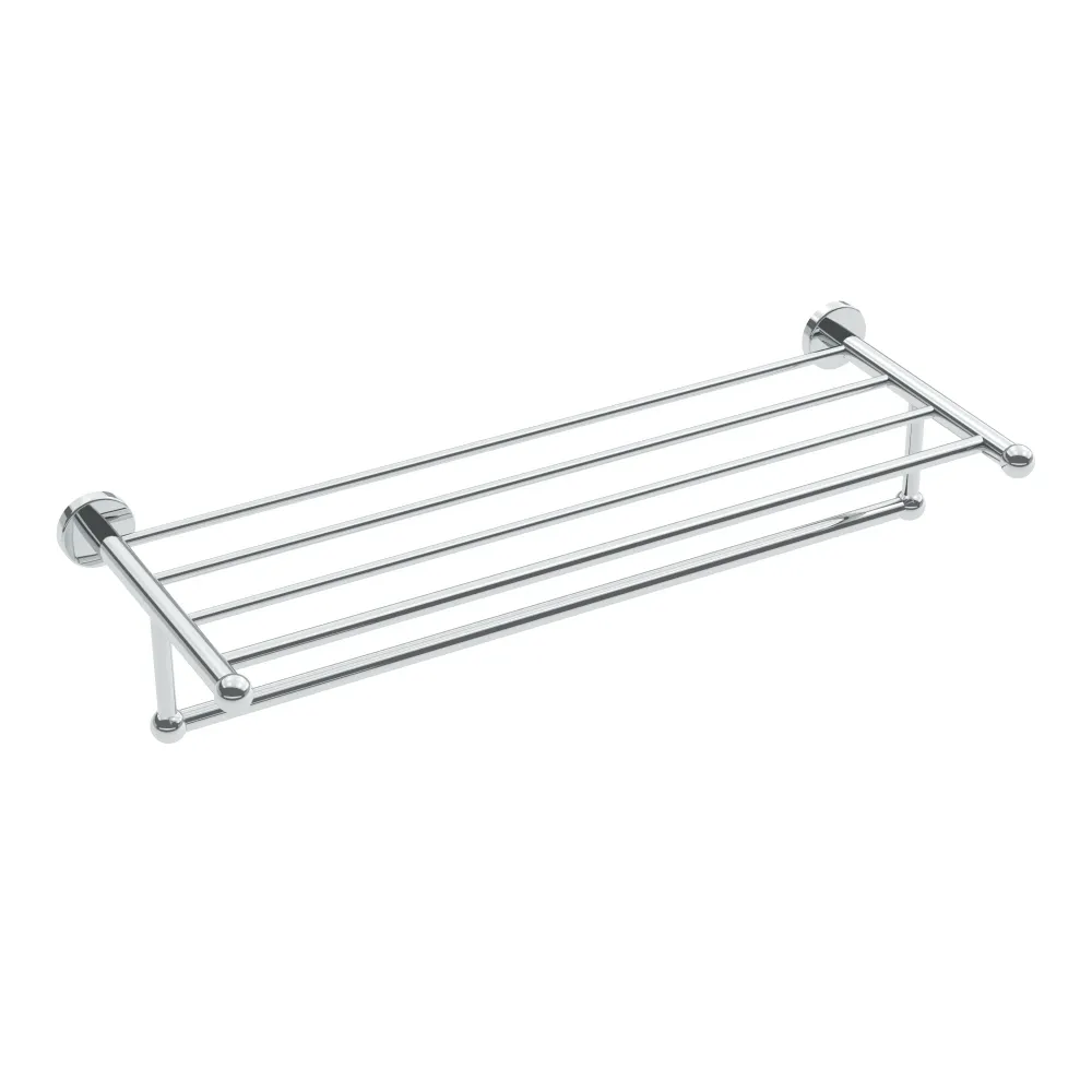 Porte-serviettes Ember avec barre - Chrome