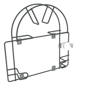Porte-tuyau d'aspirateur en argent - Petit - Anthracite