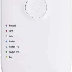 Powernity – Thermostat Connecté Wi-FI pour Radiateurs Électriques – Compatible iOS & Android – Économies d’Énergie – Insta...