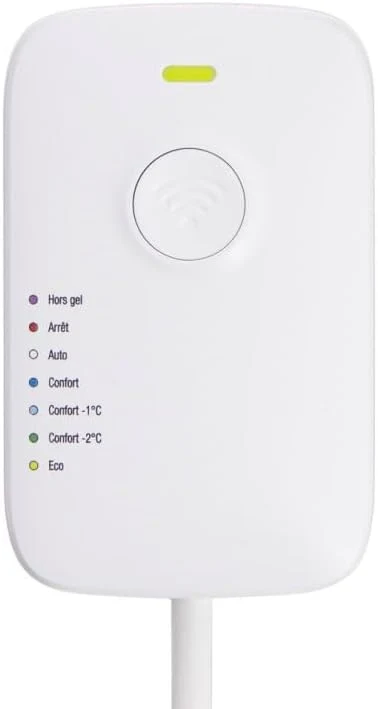 Powernity – Thermostat Connecté Wi-FI pour Radiateurs Électriques – Compatible iOS & Android – Économies d’Énergie – Insta...