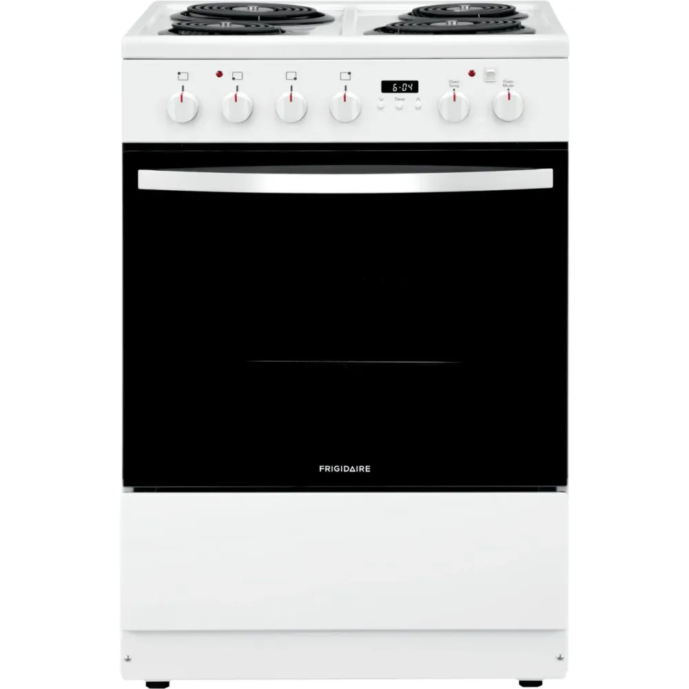 Professionnel Frigidaire Cuisinière amovible électrique de 24 pouces avec technologie convection FCFC241CAW