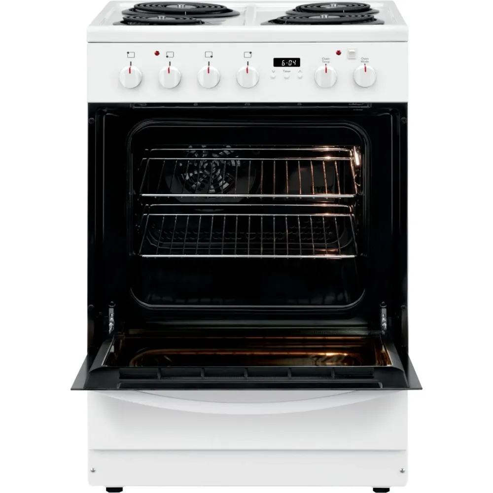 Professionnel Frigidaire Cuisinière amovible électrique de 24 pouces avec technologie convection FCFC241CAW