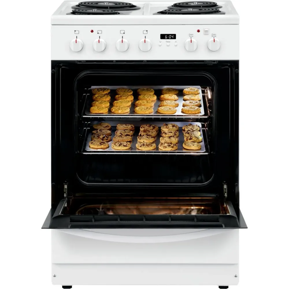 Professionnel Frigidaire Cuisinière amovible électrique de 24 pouces avec technologie convection FCFC241CAW