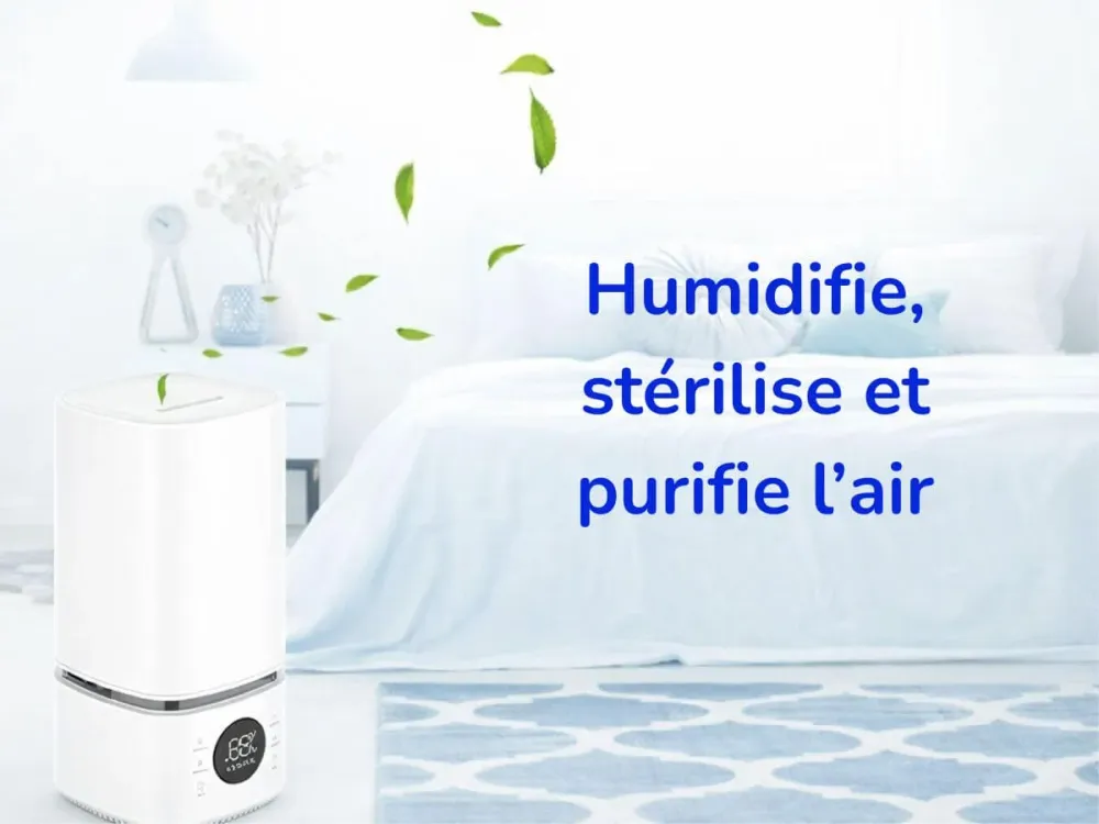 Humidificateur P8000 4 en 1 Protech Allergies
