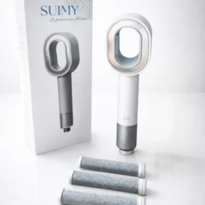Pack INFINITY un pommeau filtrant Blanc + 3 filtres ACF triple actions Pure shower